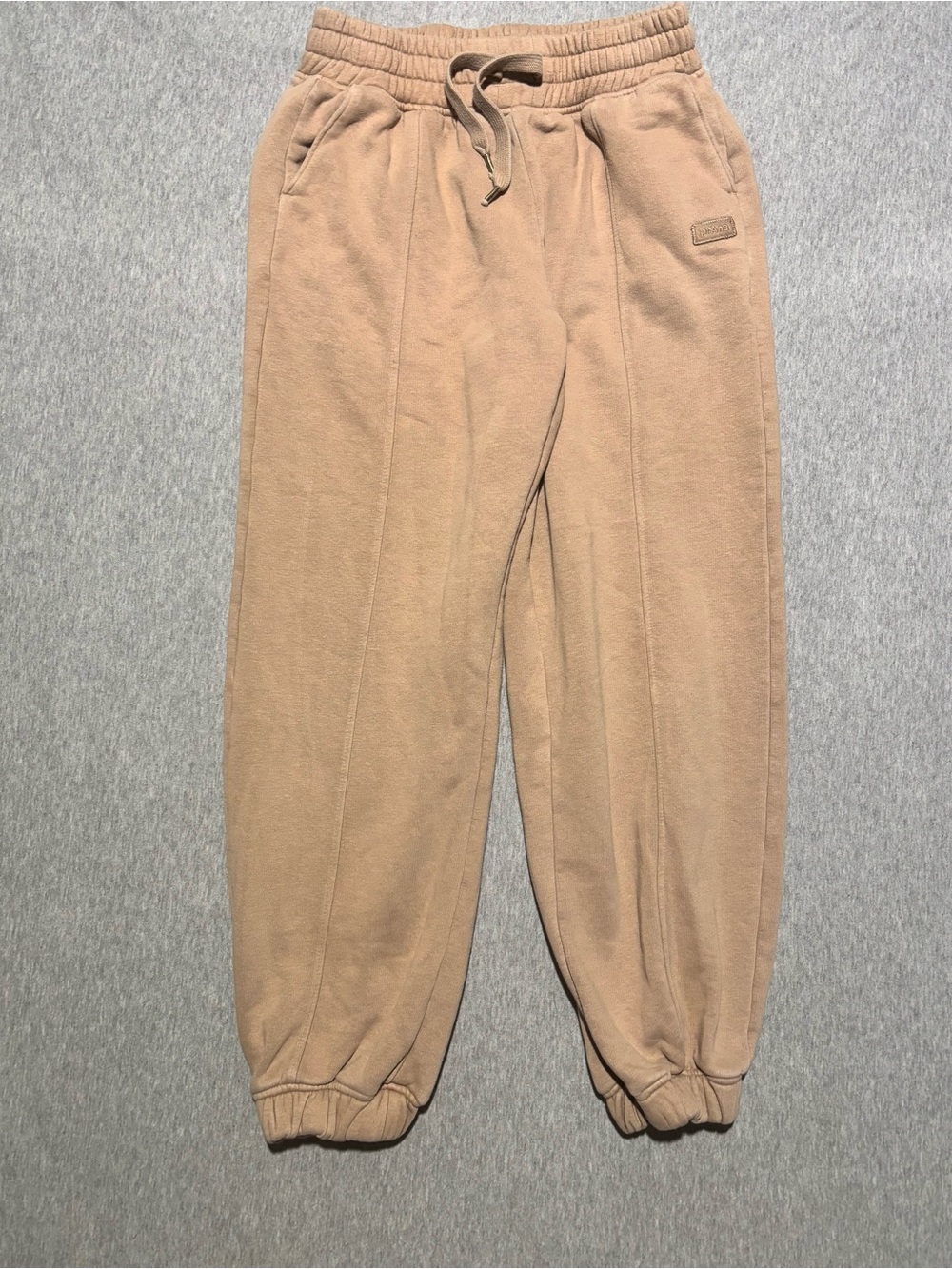Prana Tan Cozy Elastic-Waist Jogger Pants